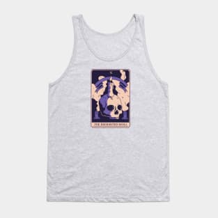 Spooky Tarot Card: The Enchanted Skull Tank Top